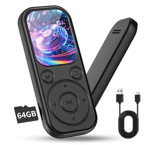 MP3プレーヤー64GB Bluetooth5.3ハイレゾ音楽プレーヤーHiFi Amazon.co.jp: 【2026新型人気 64GB内蔵 】 MP3プレーヤー Bluetooth5